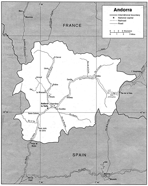 Andorra (Political) U.S. Department of State 1986