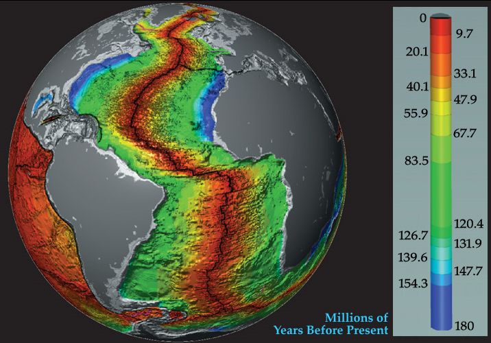 (Atlantic Seafloor Crust Age) 