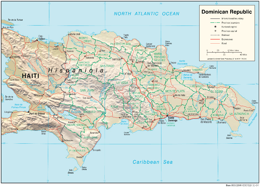 Dominican Republic (Physiography) 2004