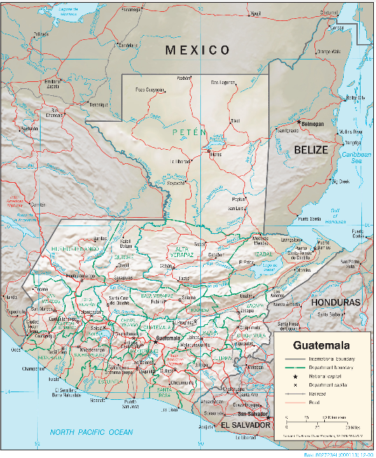 Guatemala (Physiography) 2001