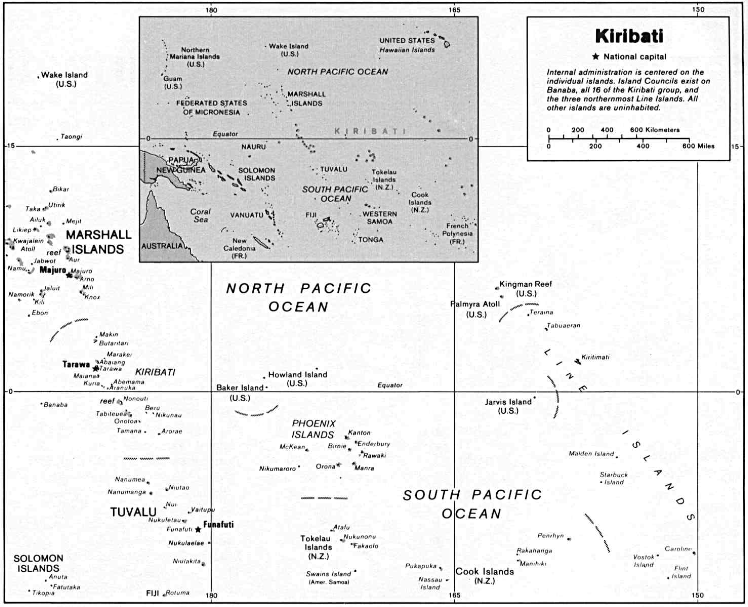 Kiribati (Political) U.S. Department of State 1994