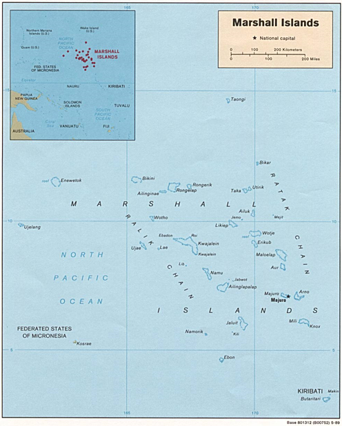 Marshall Islands (Political) 1989