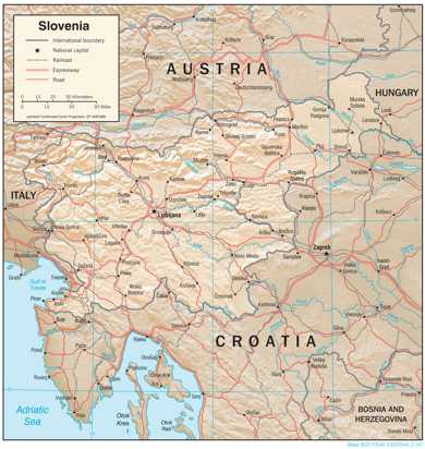Slovenia (Physiography) 2000