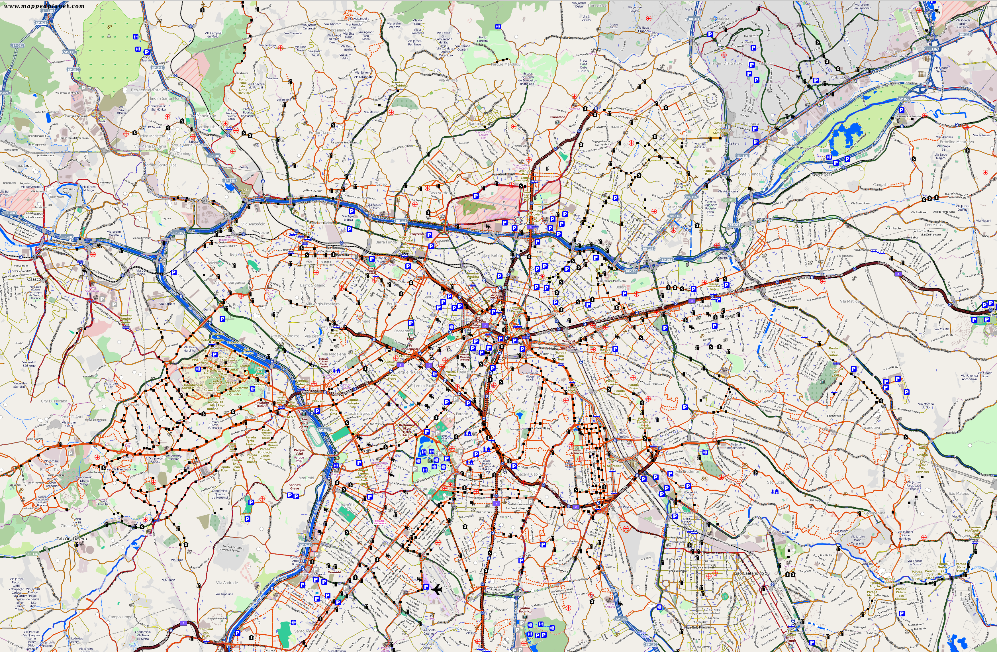 Traffic map São Paulo