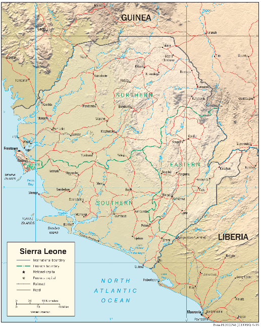 Sierra Leone (Physiography) 2005
