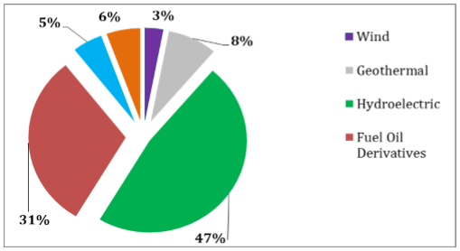 Percentage of Total Electricity Generated by Energy Source